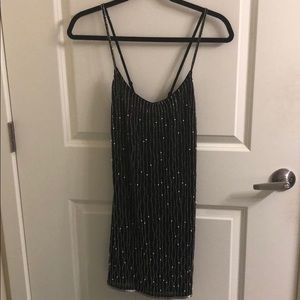 Guess Beaded Cocktail Dress w/ Pearls